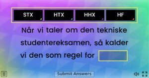 Wordwall - Styr på gym